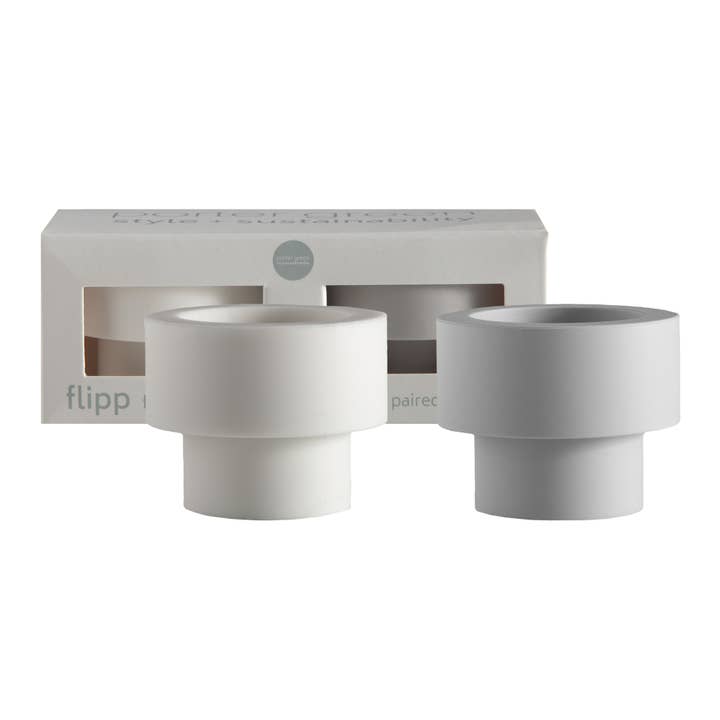 Blanc + Dove |Flipp Sml| Silicone Unbreakable Candle Holders for wholesale by porter green | style + sustainability