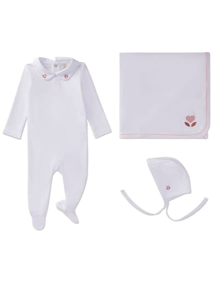 Peter Pan Hjärtkrage 3-delad Sparkdräktset för wholesale av MiniMoi by MeMoi