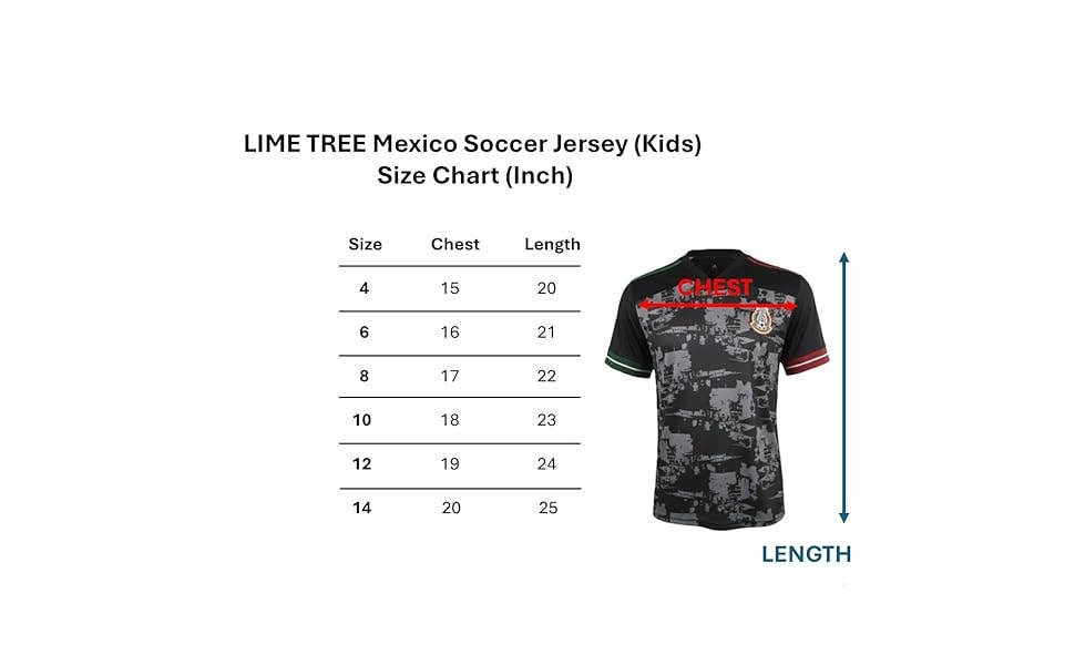 Lime Tree Clothing Inc. - Wholesale T-Shirt - Kids - Mexico National Soccer Team Jersey for Kids & Juniors4