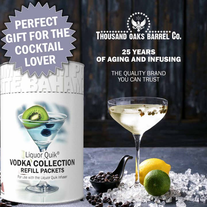 ThousandOaksBarrelCo. - Wholesale Cocktail Mix/Syrup - Liquor Quik Craft Vodka Infusion Packet Collection5