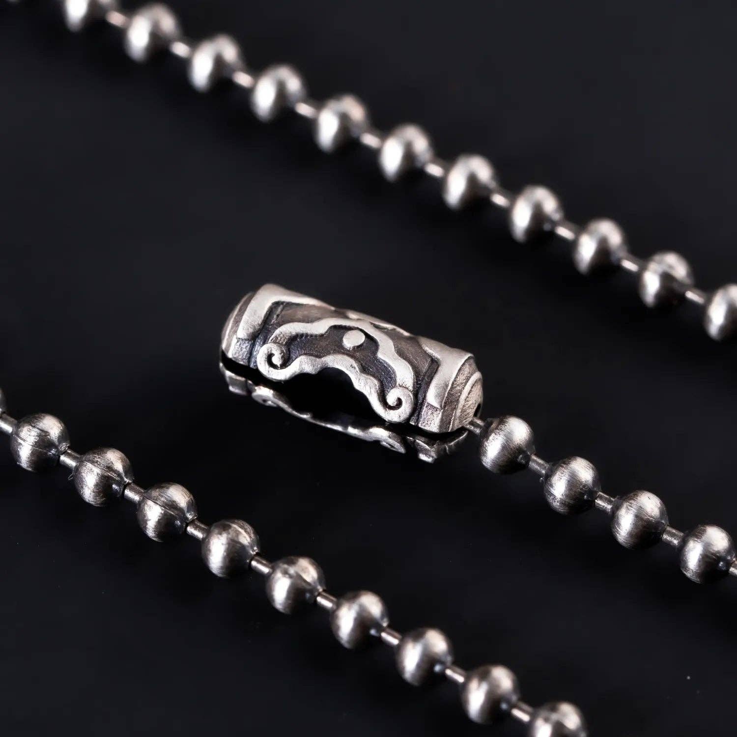 Coppertist.wu - Venta al por mayor Collares de cadenas y eslabones - Collar con cadena de bolas Ruyi, 3 mm5