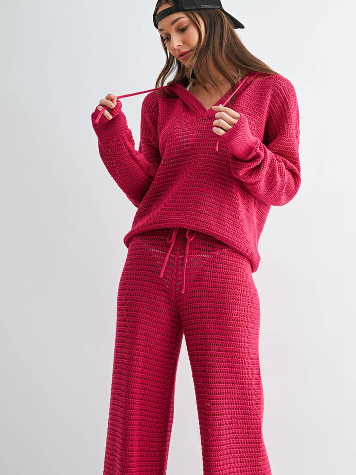 Mono B - Vendita all'ingrosso Felpa con cappuccio - Donna - Felpa all'uncinetto ariosa4