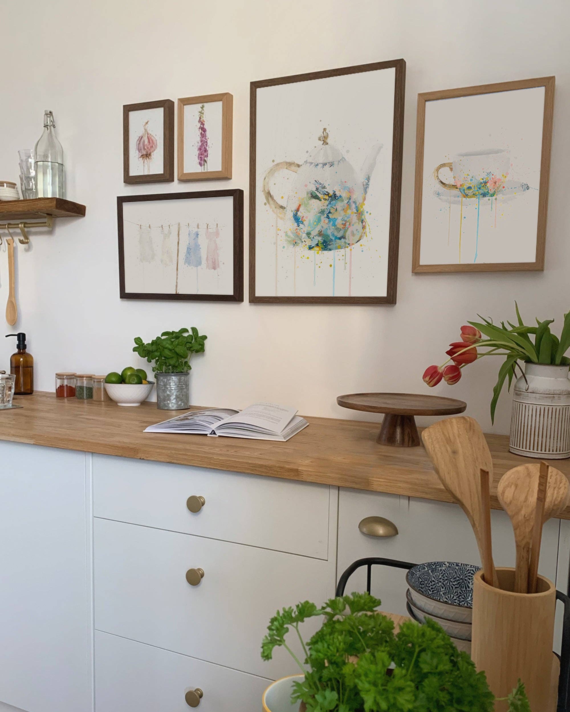 We Love Prints – wholesale Art print – Washing Line with Clothes Wall Art Print1