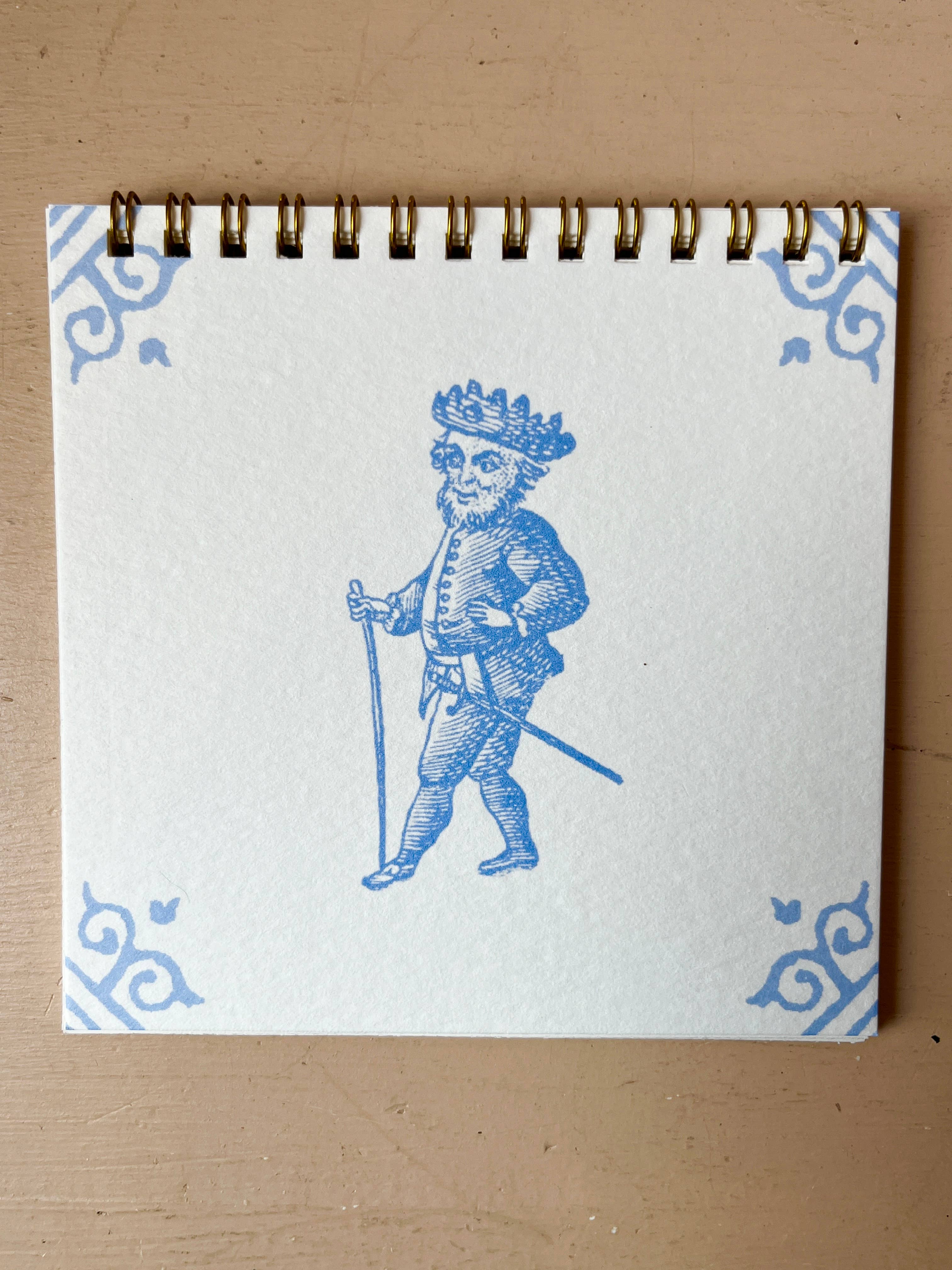 Parcel – Caderno por atacado – Cadernos de azulejos holandeses1