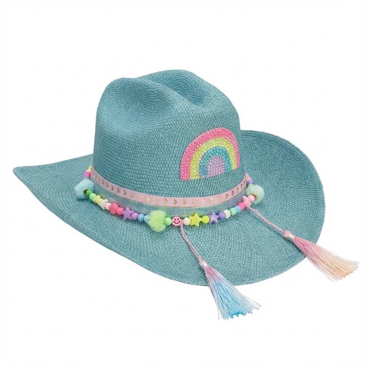 🌈💖 Rainbow Rebel Iraca Hat 💖🌈 for wholesale by Rebelde Planet