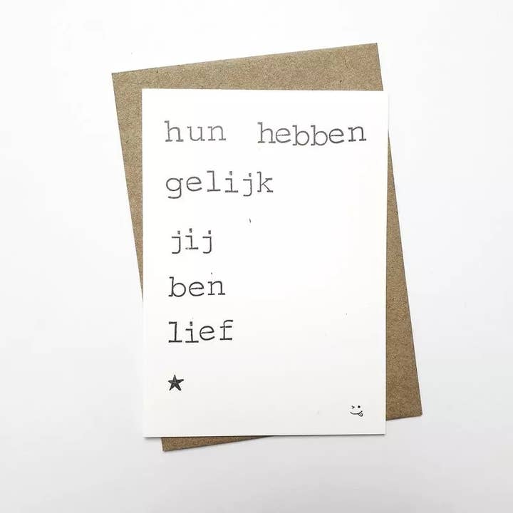 By Mar Postcards - Wholesale Love Card - They Are Right, You Are Sweet ;-)