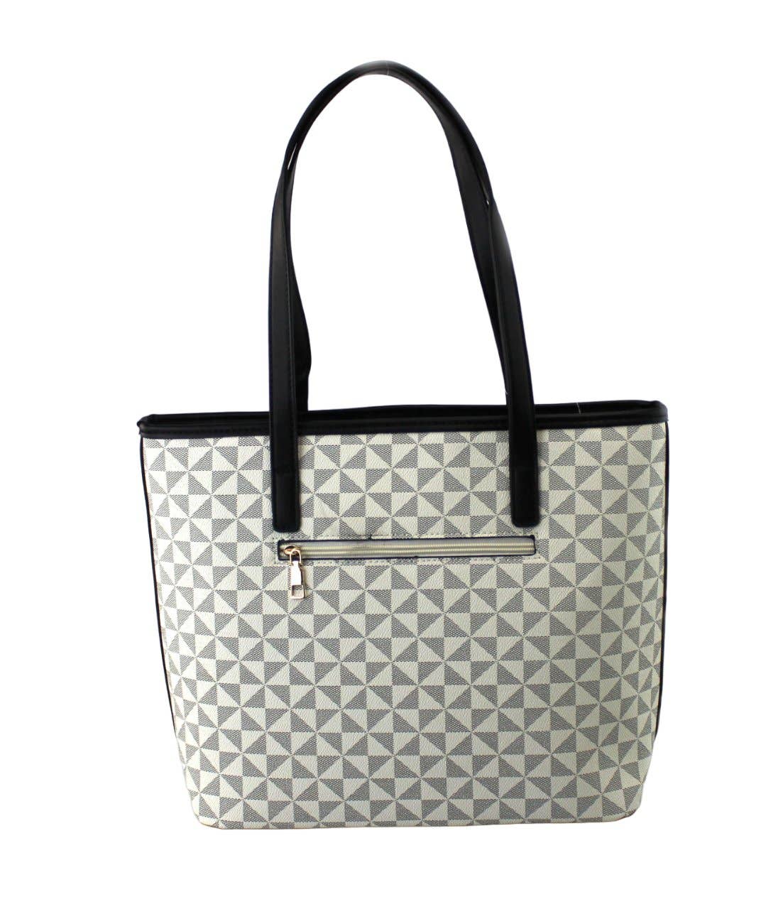 AR New York - Vendita all'ingrosso Borsa tote - Donna - 7873 - Borsa a tracolla alla moda con motivo geomatrico14