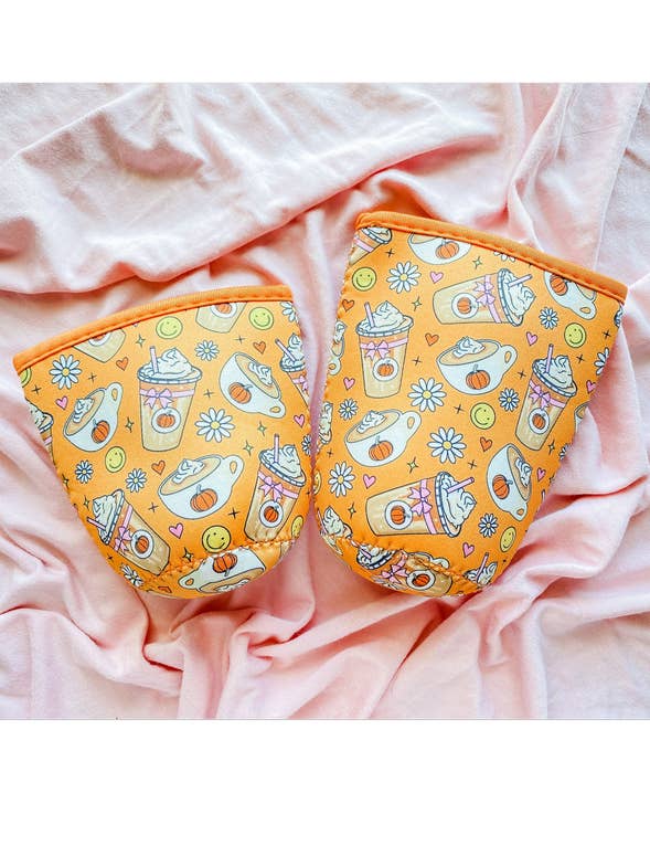 Fall Coffee Coozie Sleeve for wholesale by Teddy Transfers