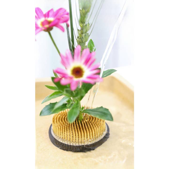 Gohobi (We cover U.S. import duties) - Wholesale Decorative Tabletop Object - Gohobi Ikebana Kenzan Stainless Steel Flower Stand Flower Holder20