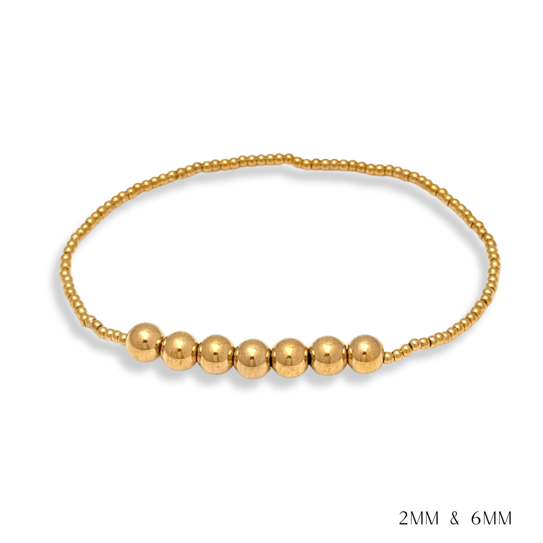 Savvy Bling - Vente Bracelet de perles - Bracelets en perles de perles et d'or étanches17