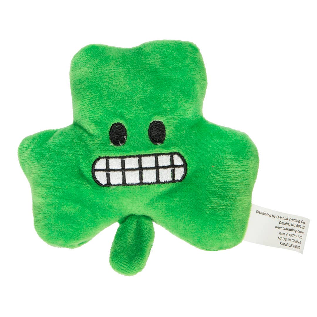 Willow Group - Wholesale Stuffed/Plush Toy - Kids & Baby - Plush Shamrock Emoji 4 Styles St. Patricks Day7