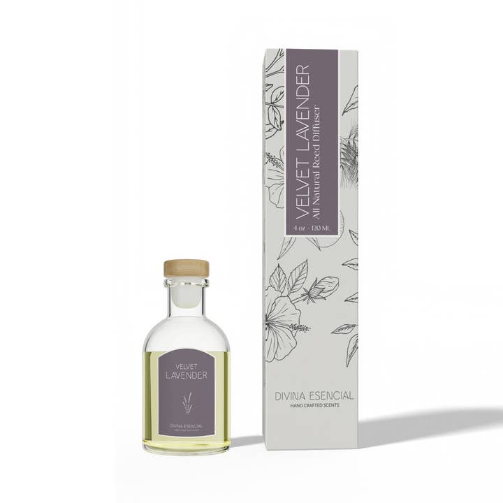 Diffusor Velvet Lavender Reed für den Großhandel von Divina Esencial, LLC