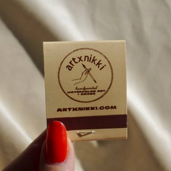 artxnikki - Wholesale Matches - “Just A Little Treat!” Cupid Cake Matchbook5