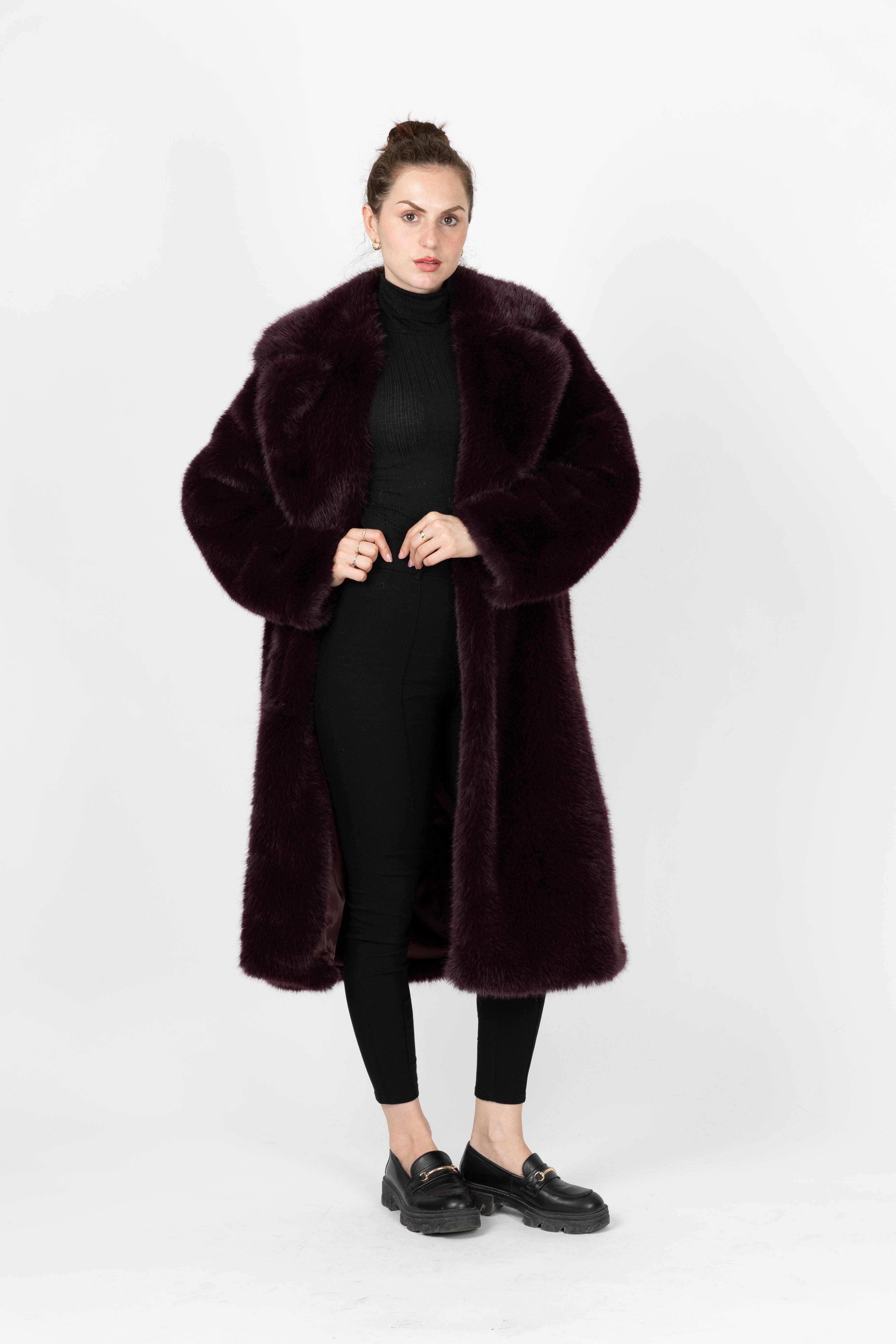 KZELL PARIS - Vendita all'ingrosso Pelliccia/Pelliccia sintetica - Donna - CAPPOTTO LUNGO IN ECOPELLICCIA0