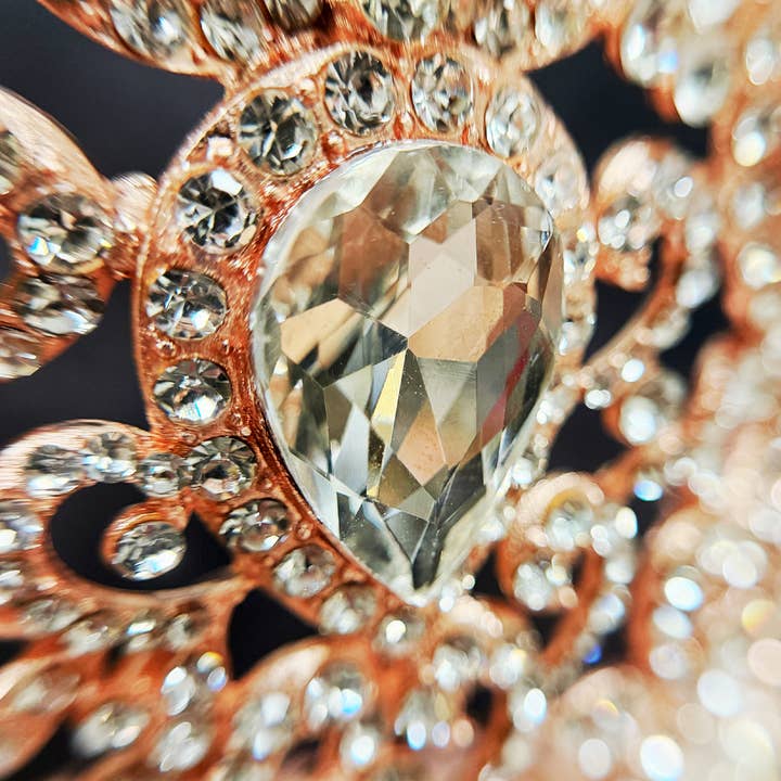 Happy Dream Gifts - Wholesale Party Hat/Crown - Pageant Crown, Quinceanera Comb Crown, Rose Gold Crown6