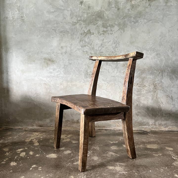 Office Objets – wholesale Chair – Large chair or armchair in antique teak H84 L6029