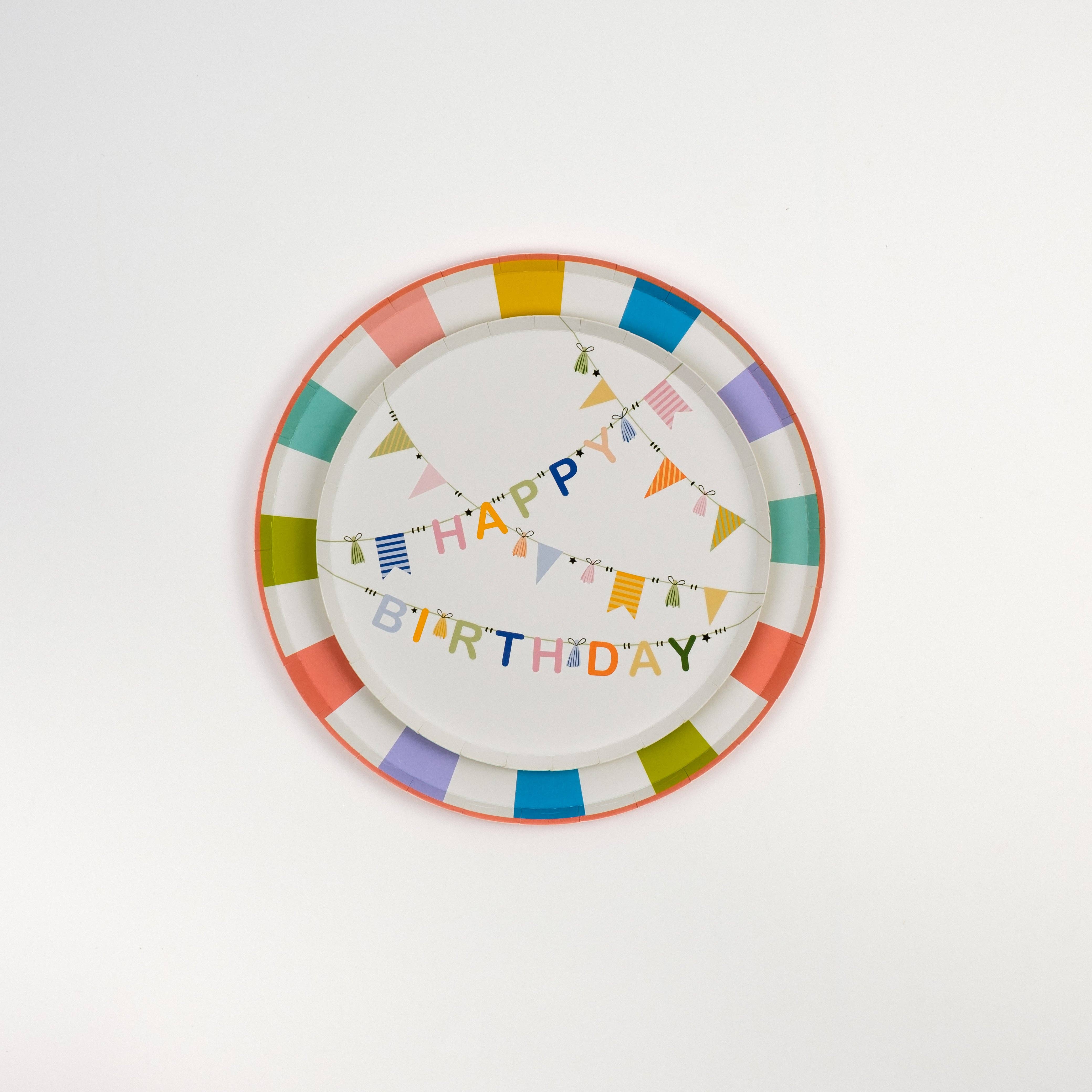 Gatherings by Curated Paperie - Wholesale Dinner Plate - SUM25-DNP2- Summer Fun Dinner Plates4