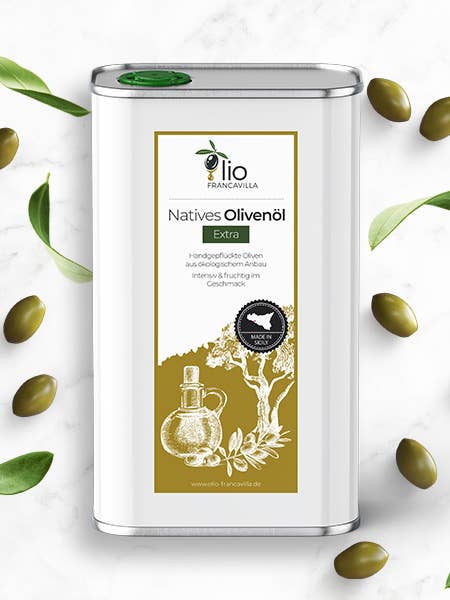 Francavillas Natives Olivenöl Extra | 5 Liter für den Großhandel von Francavilla Manufaktur