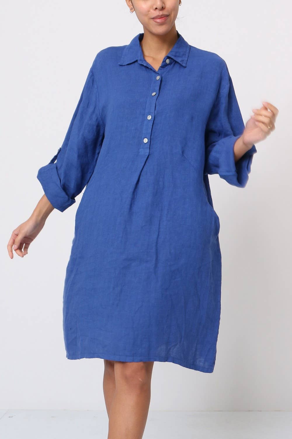 LÉA & LUC – Engroshandel Kjole - Dame – Korte kjoler i 100% hør REF. 135121