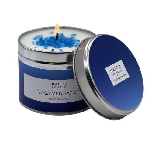 Kalesi Collection Ltd – wholesale Travel candles – Scented Candle Tin - Yoga Meditation0