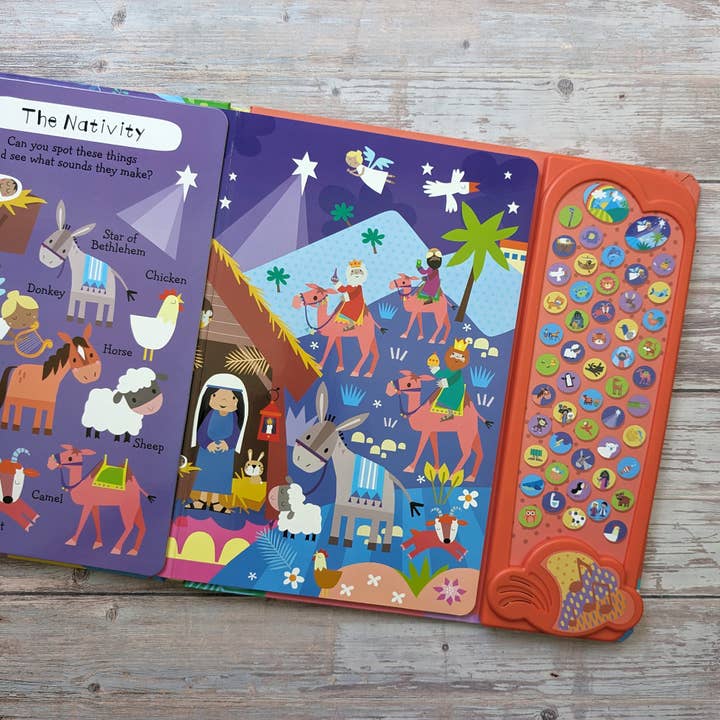 Robert Frederick Ltd – wholesale Pre-school book (3–5) – My First Look And Find Bible - Children's 50 Button Sound Book5