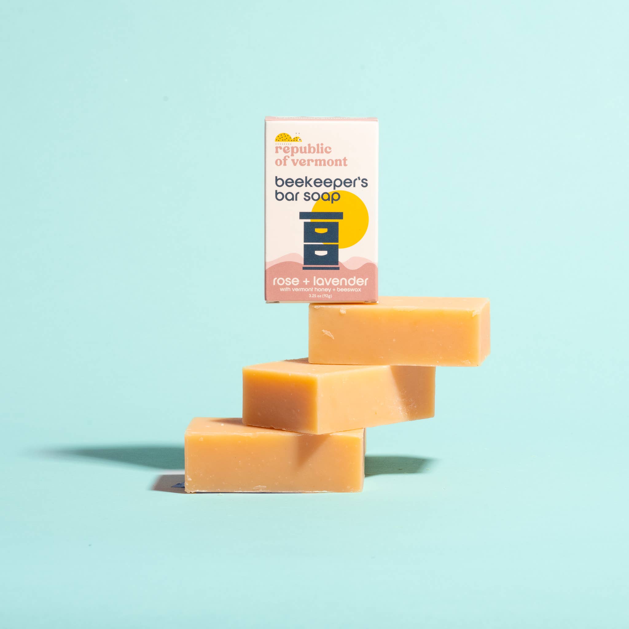 Republic Of Vermont - Wholesale Bar Soap - Beekeeper's Bar Soap - Rose + Lavender2