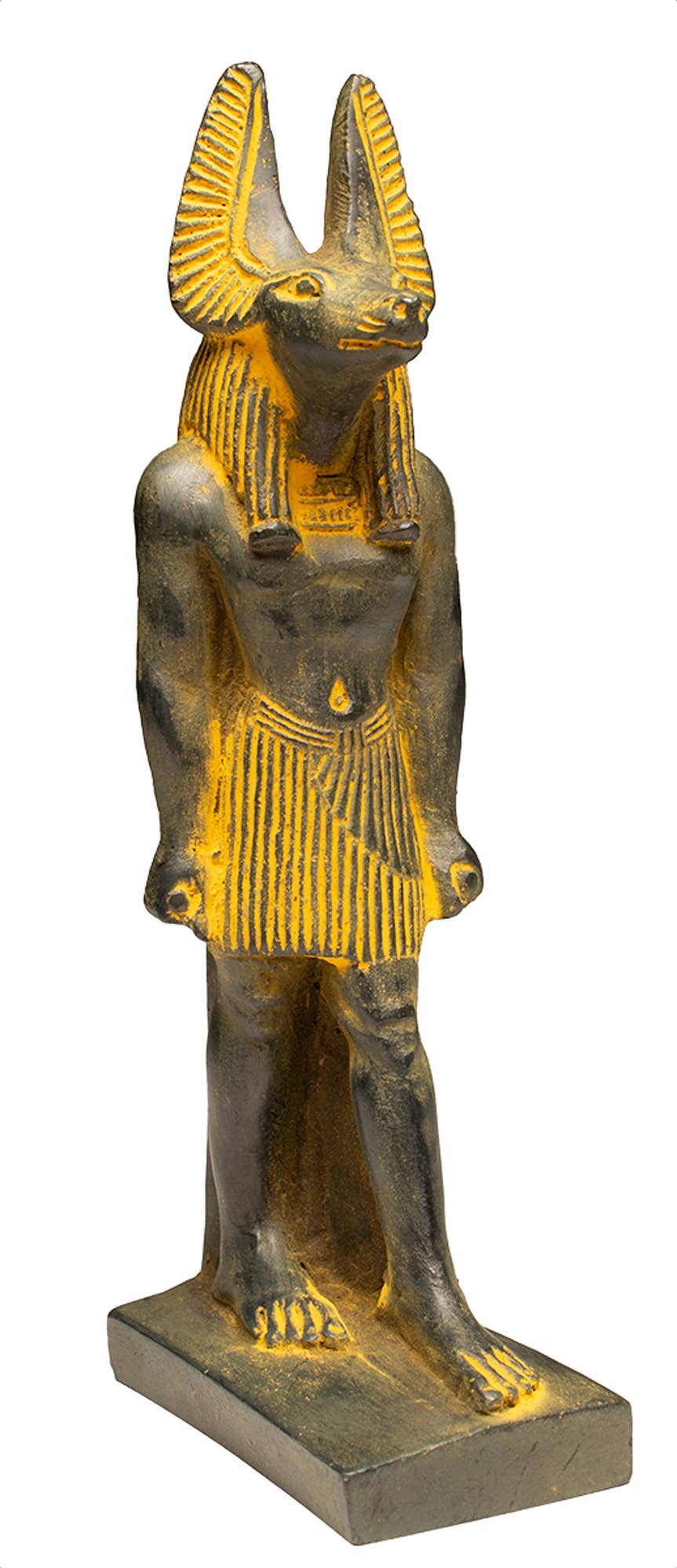 Discoveries, Inc. - Wholesale Decorative Figurine - Anubis Antique Gold Lg - 7"2