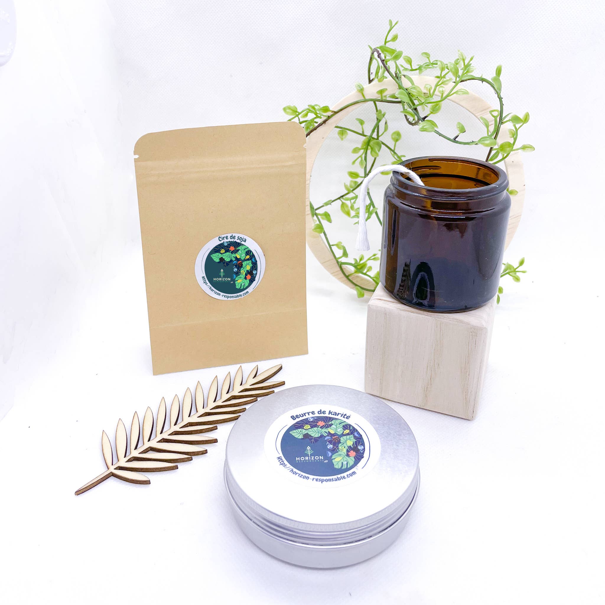 Coffret - Un moment pour soi - (Bougie naturelle et Thé Bio) – IUME