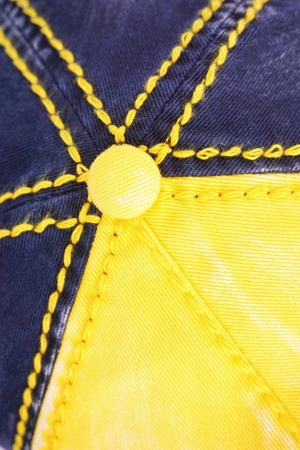 Olive & Pique - Wholesale Honkbalpet - Dames - Sunflower Bejeweled Glitz tweekleurige pet, verstelbaar4