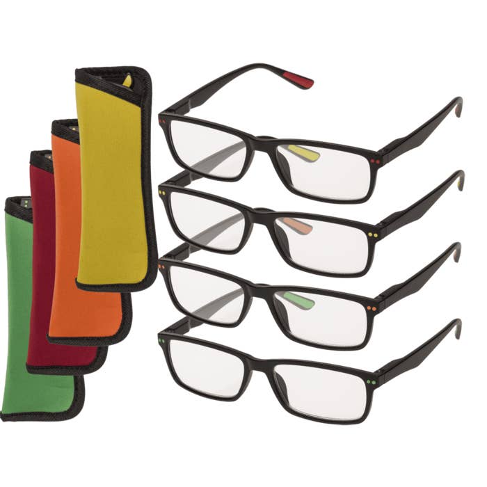 Out of the blue KG - Wholesale Eyeglasses - Unisex - Reading glasses with plastic frame, 5 strengths, - 18/4169#