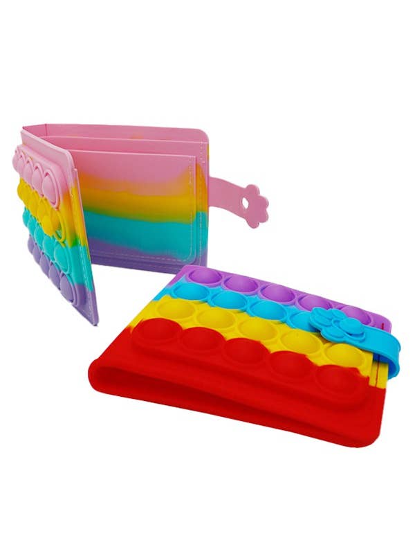 Bubble Push Pop Bi-Fold Bill Wallet for wholesale by Cap Zone