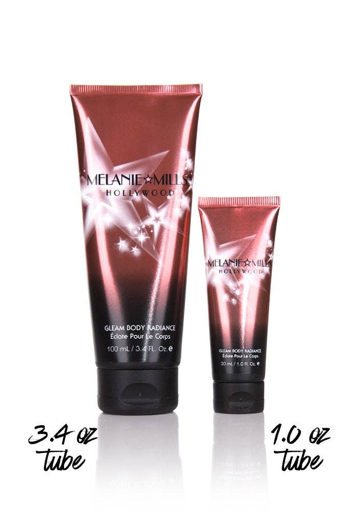 Beauty Goddess - Wholesale Body Glitter/Shimmer - Melanie Mills Hollywood Gleam Body Radiance All In One Makeup, Moisturiser & Glow For Face & Body Opalescence2