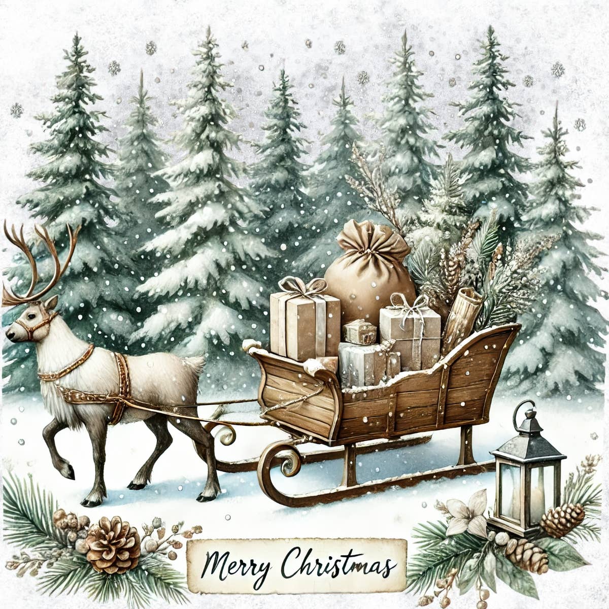 Nimblepic - Wholesale Magnet - Magnets - Christmas Vintage Gallery D6