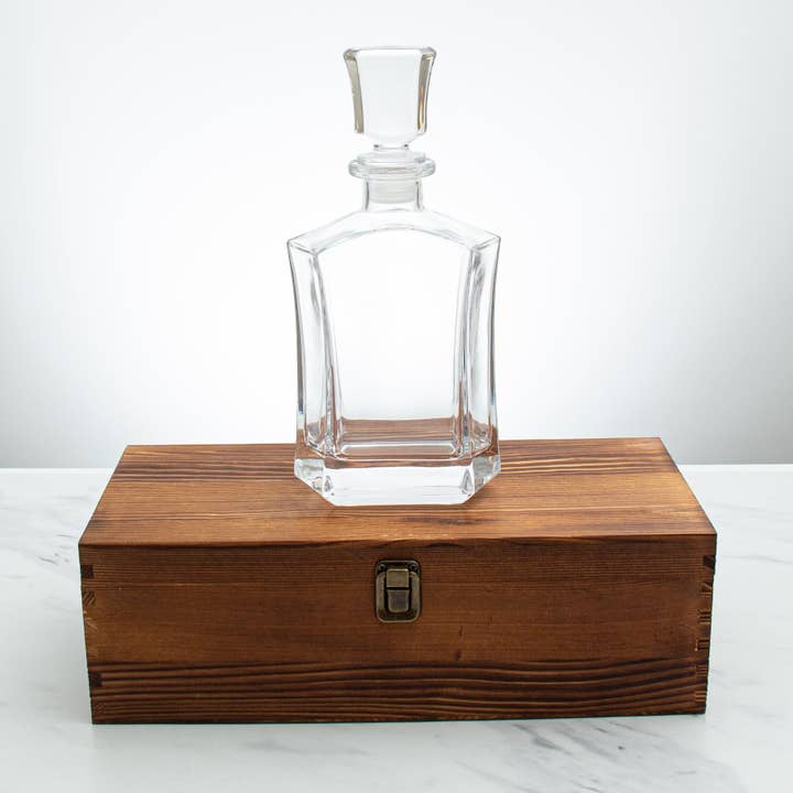 MB Brands Inc – Engroshandel Karaffel – Hovedstadens karaffel med rustik trækasse - Tilføj dit logo6