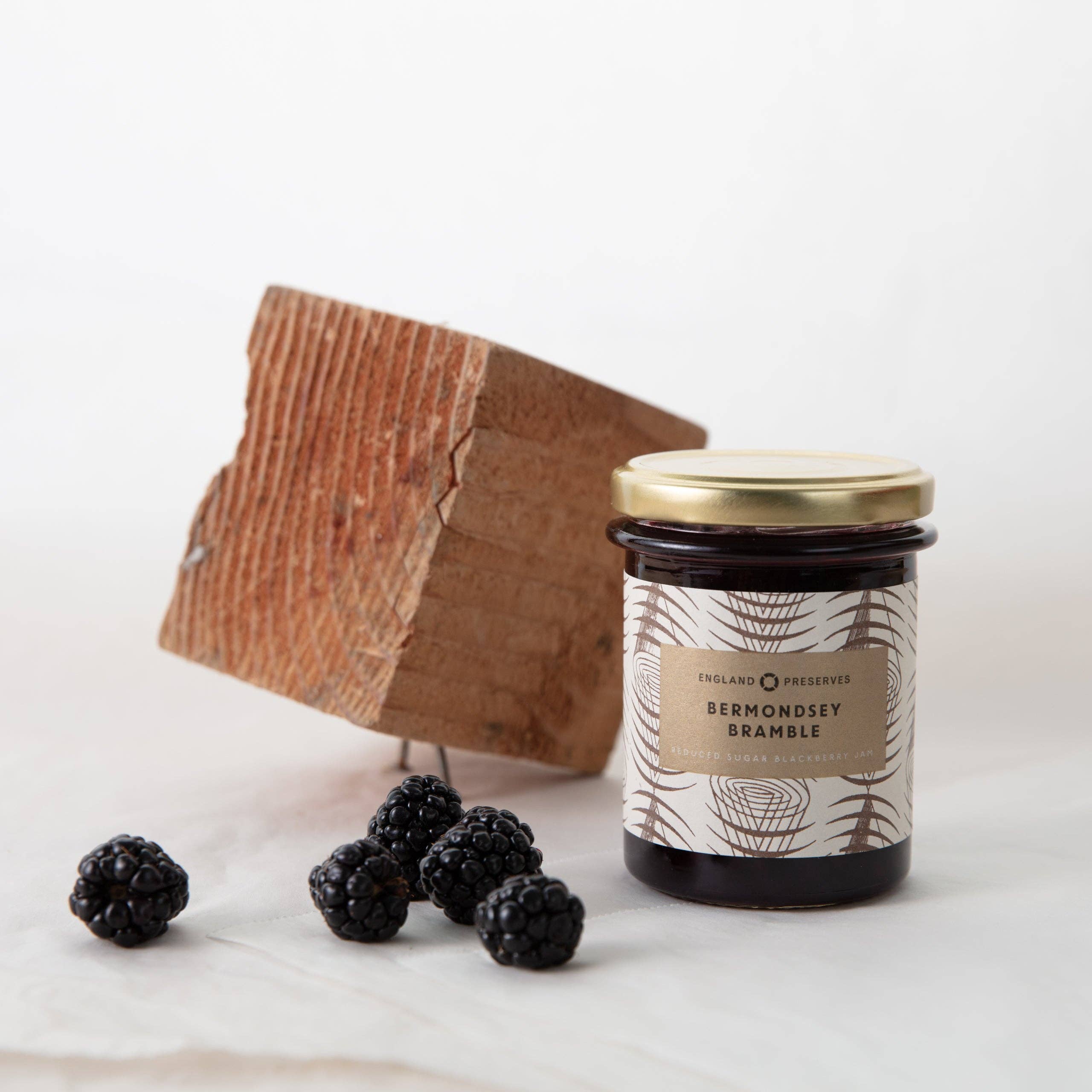England Preserves – wholesale Jam/jelly – BERMONDSEY BRAMBLE - LOW-SUGAR BLACKBERRY JAM1