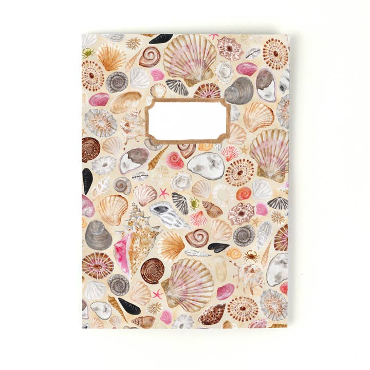 Bison Bindery - Wholesale Journal/Diary - Conchae Sea Shell A5 Recycled Notebook - 76 Lined Pages2