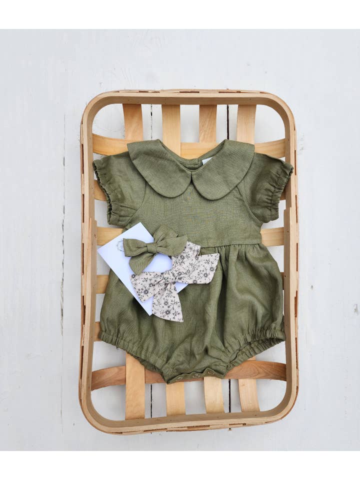 OLIVE & CRADLE - Wholesale Bodysuit (Non-Footed) - Baby - Allie Bubble Romper