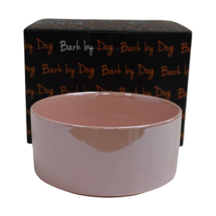 BARK by DOG - Wholesale Pet Bowl - Cat/Dog - Luigi Luxe Pink Dog Bowl