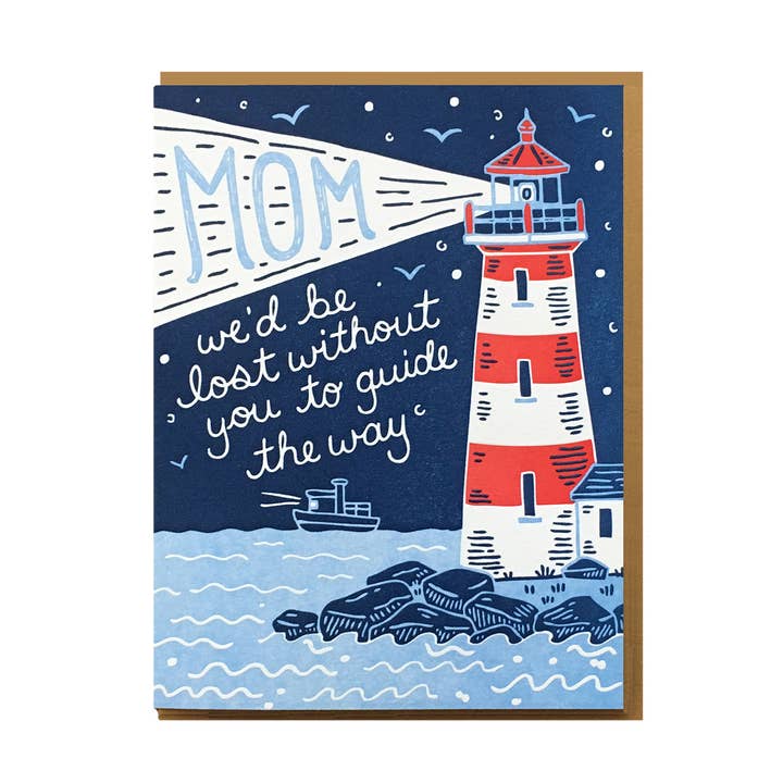 Noteworthy Paper & Press - Wholesale Mother's Day Card - Mom Lighthouse Card0