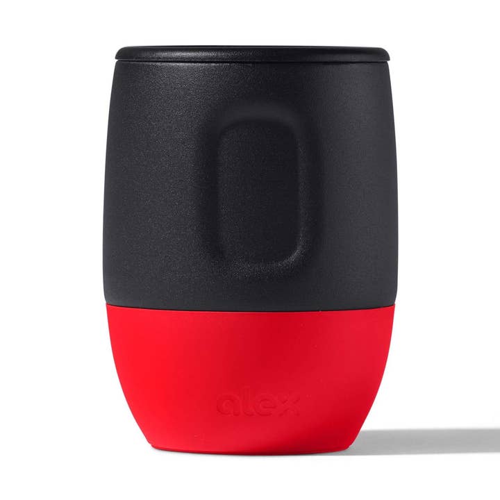Tumbler 12oz Black - Red for wholesale by AlexBottle