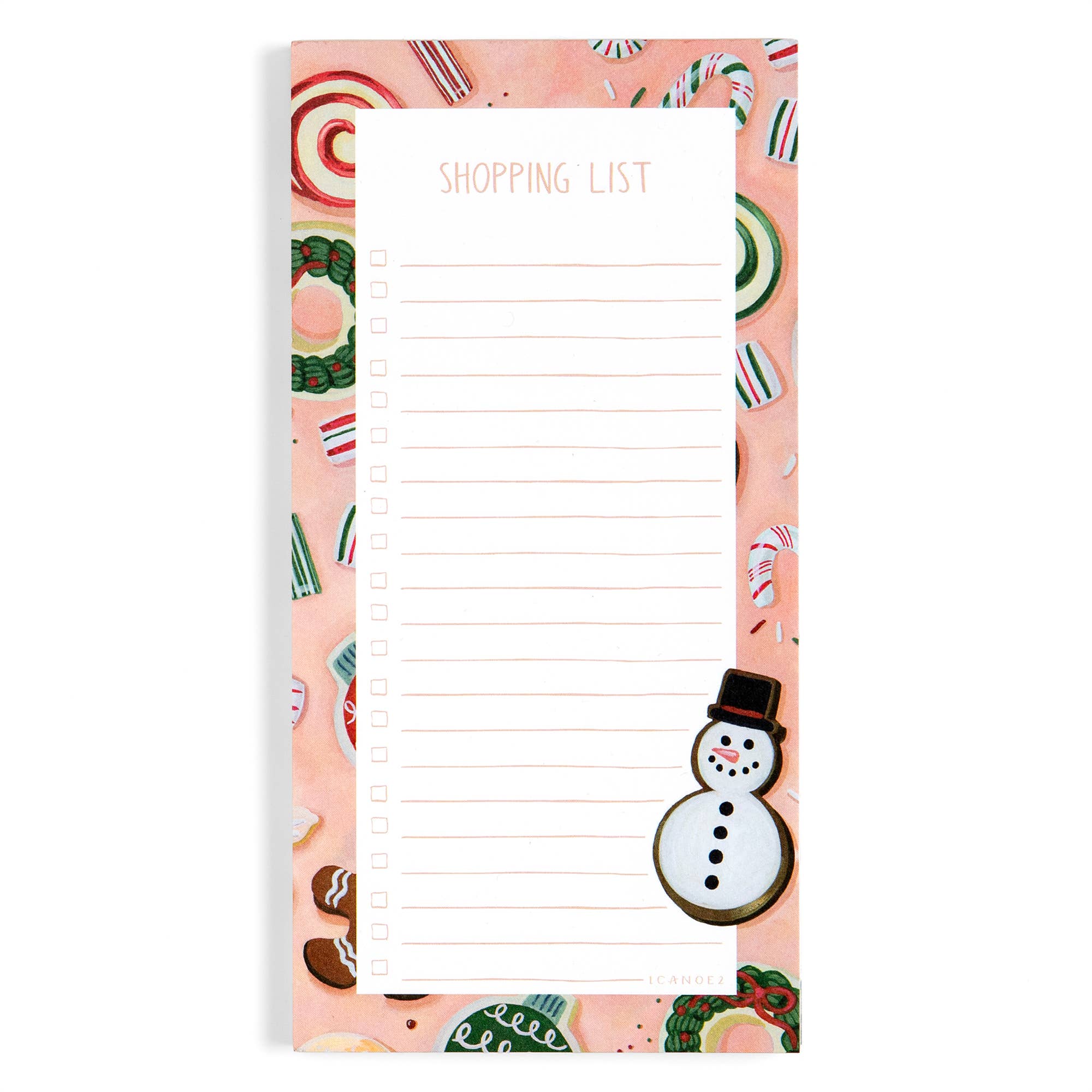 1canoe2 | One Canoe Two Paper Co. - Wholesale Notepad - Sweet Holiday Christmas Cookies & Candy 4x8 Market Notepad1