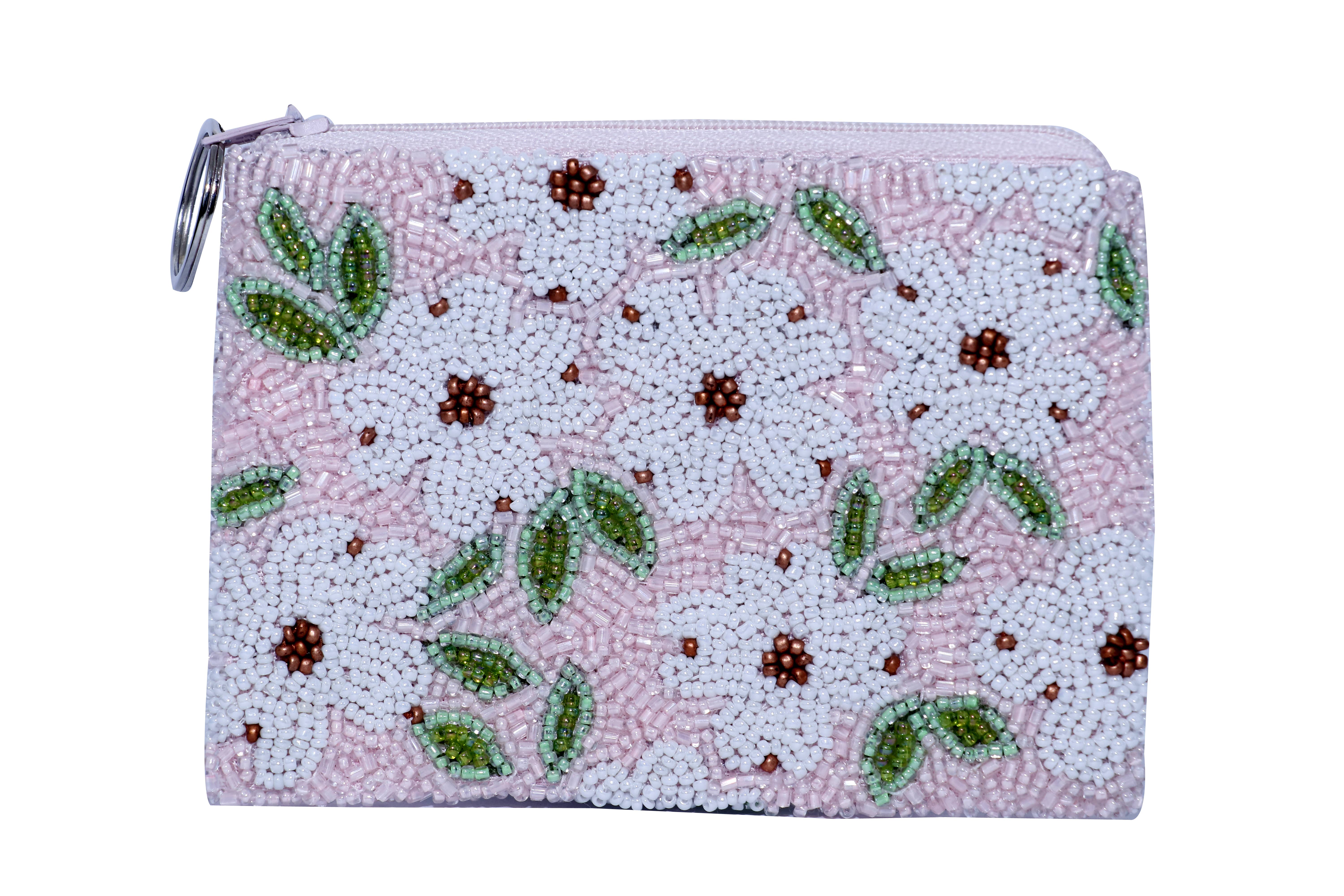 Tiana Designs - Wholesale Portemonnee - Dames - SCP 398 - roze/wit/bloemen