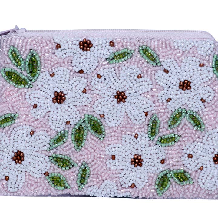 Tiana Designs – wholesale Myntväska - Dam – SCP 398 - Rosa/Vit/Blommig