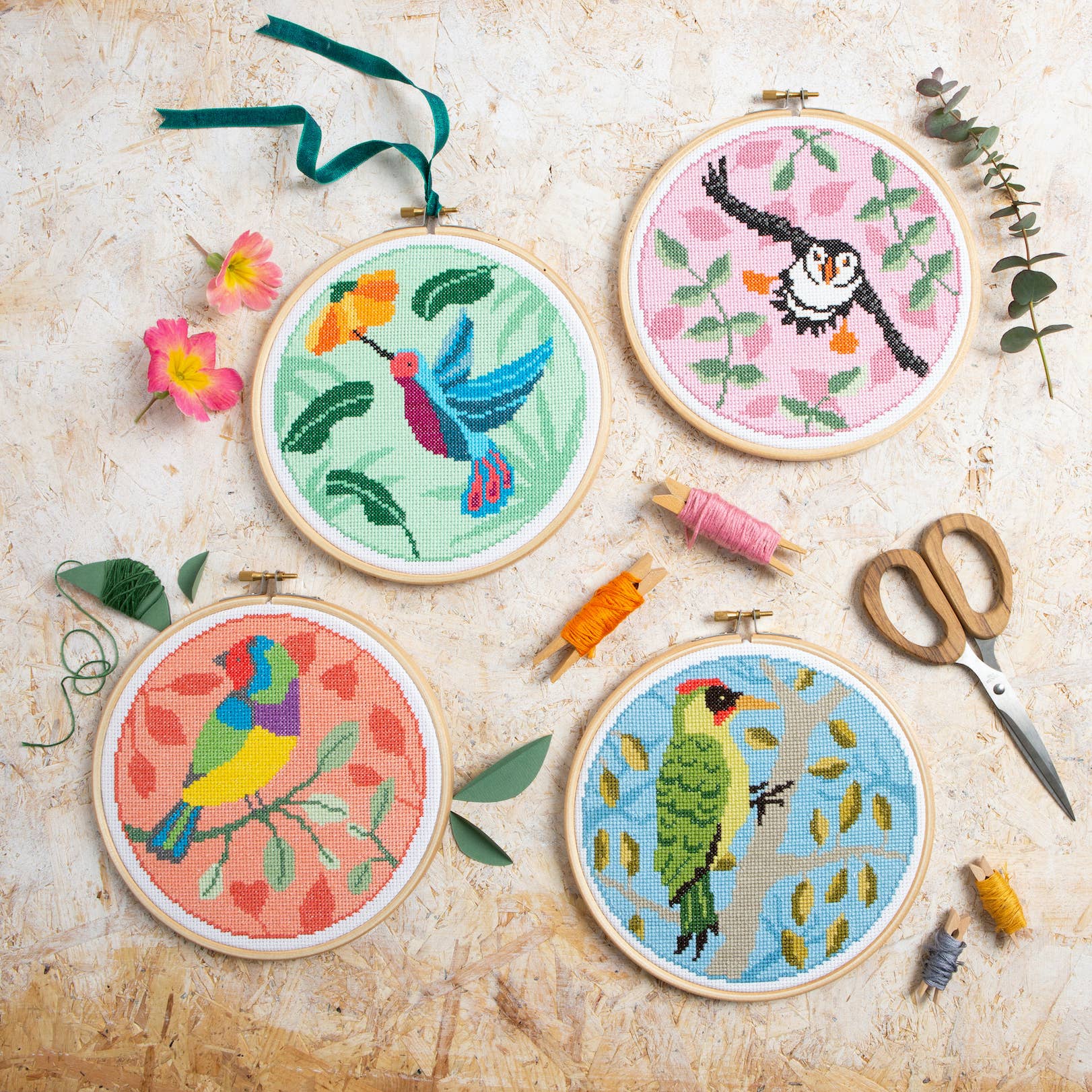 Hawthorn Handmade (US Duties Paid) - Vente Kits de couture - Kit de Broderie Colibri | Kit d'Artisanat Débutant4