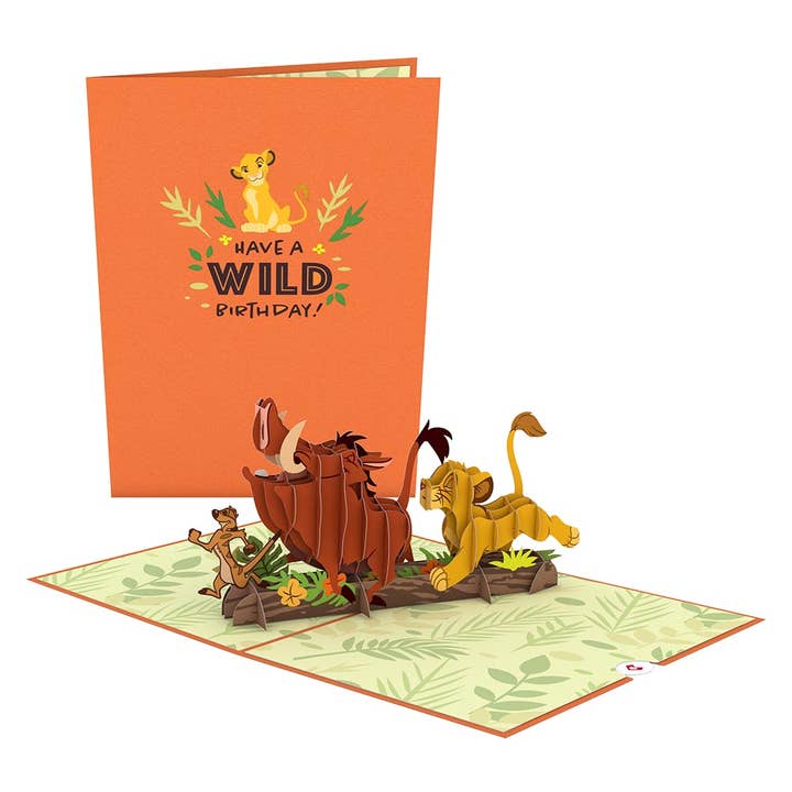 Lovepop Cards - Wholesale Birthday Card - Disney's The Lion King Wild Birthday 5''x7'' Card