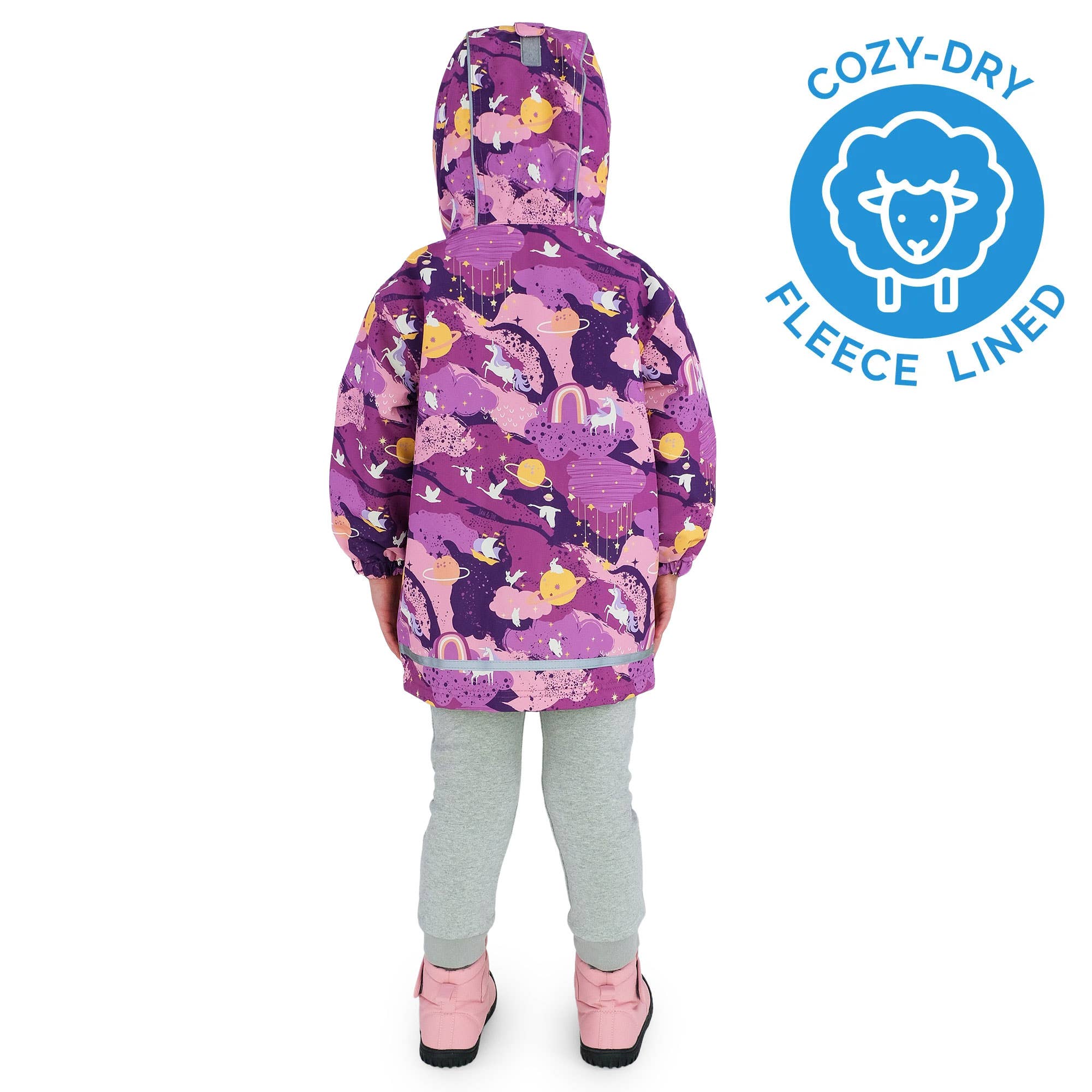 Jan & Jul - Vente Imperméable – enfant - Veste imperméable Cozy-Dry | Purple Dream1