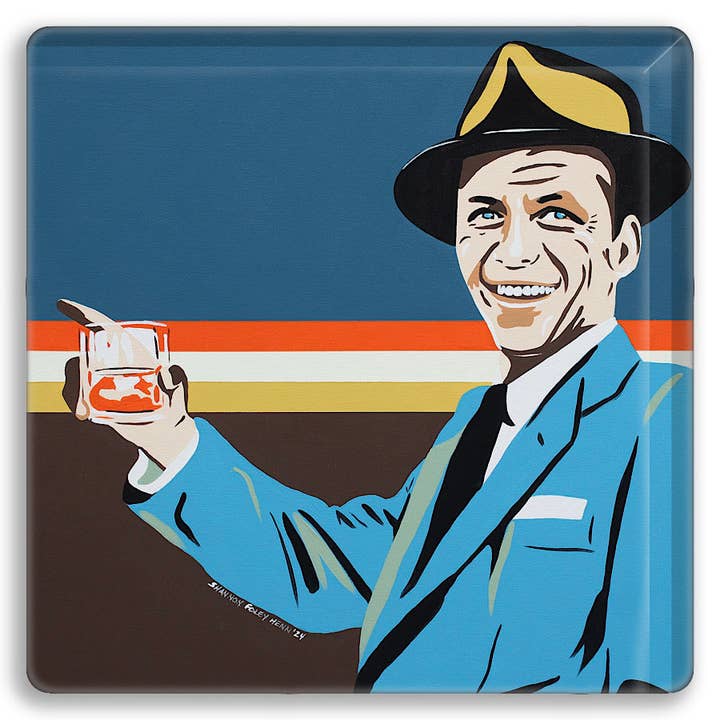 Uptripping (Shannon Foley Henn) - Wholesale Coasters - Frank Sinatra (Rat Pack) Coaster
