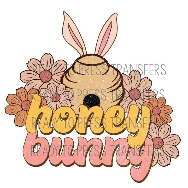 Honey Bunny - Sublimation Transfer - T247 for wholesale by BreezePrintCo