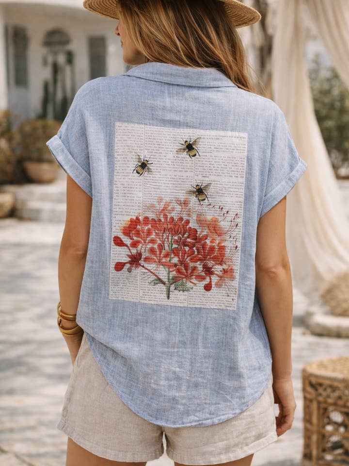 Apiana Woven Shirt for wholesale by The Nu Vintage