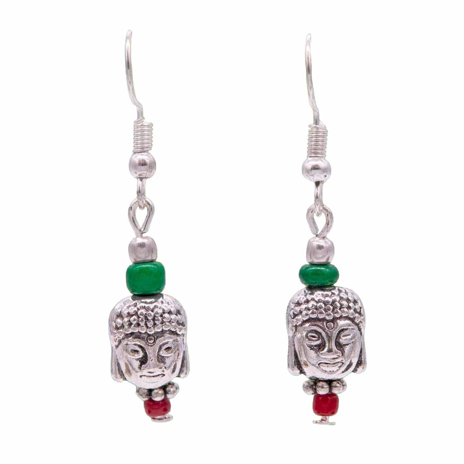 Siesta – wholesale Dangle earrings – Nepalese Buddha Earrings3